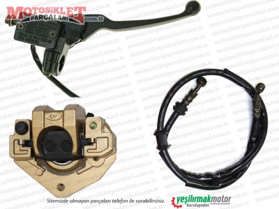 Ersimotor 50cc YB50QT-3 Scooter Ön Fren Sistemi Komple